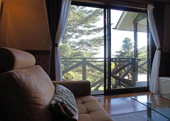 Haruna Sky Panoramic View Of Nasu,Private Space Surrounded By Fir Trees,Relaxing Stone Bath,Watching Movies On A 120Inch Big Screen